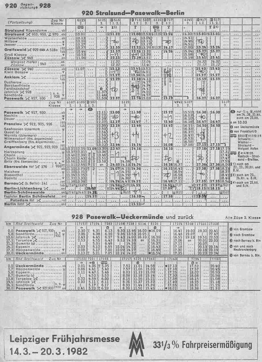 928 Pasewalk-Ueckermnde <-->