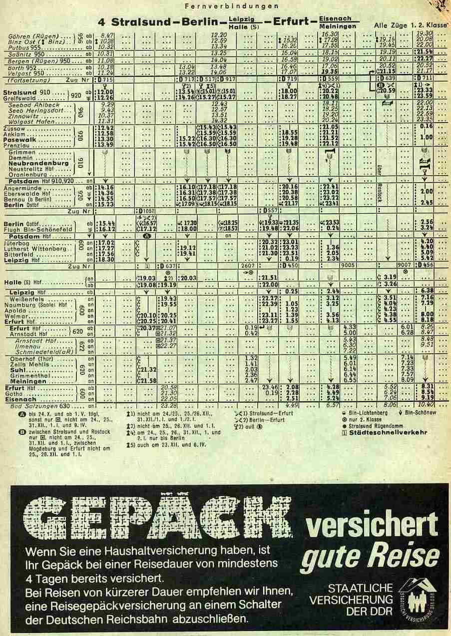 Fernverbindungen Strecke 4 -->