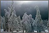Heraufziehende Unwetter am Brocken