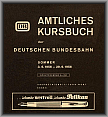 Kursbuch DB Sommerfpl 1956